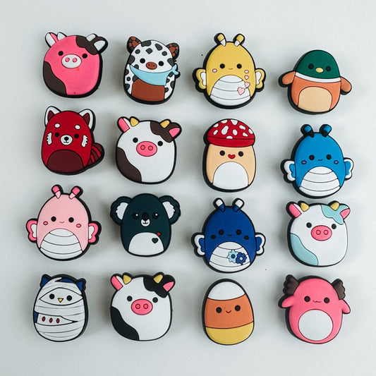 Item# 7109 - Shoe Charms Set 10 - Squishmallows | $0.40 ea | SRP $1.99 - 160 units