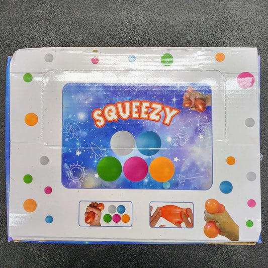 Item# 9600 - Squeezy Squish Ball - $1.00 ea | SRP $2.99 - 20 / pdq