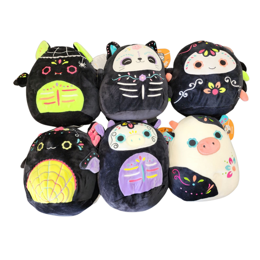 8" 2022 Everyday Halloween - Day of the Dead -  Squishmallows - $6.00 ea | SRP $12.99 - 24 / case