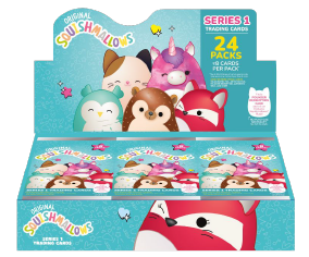 Item# 9998 - SQUISHMALLOW TRADING CARDS PACKS - $1.00 ea | SRP $4.99 - 144 / case